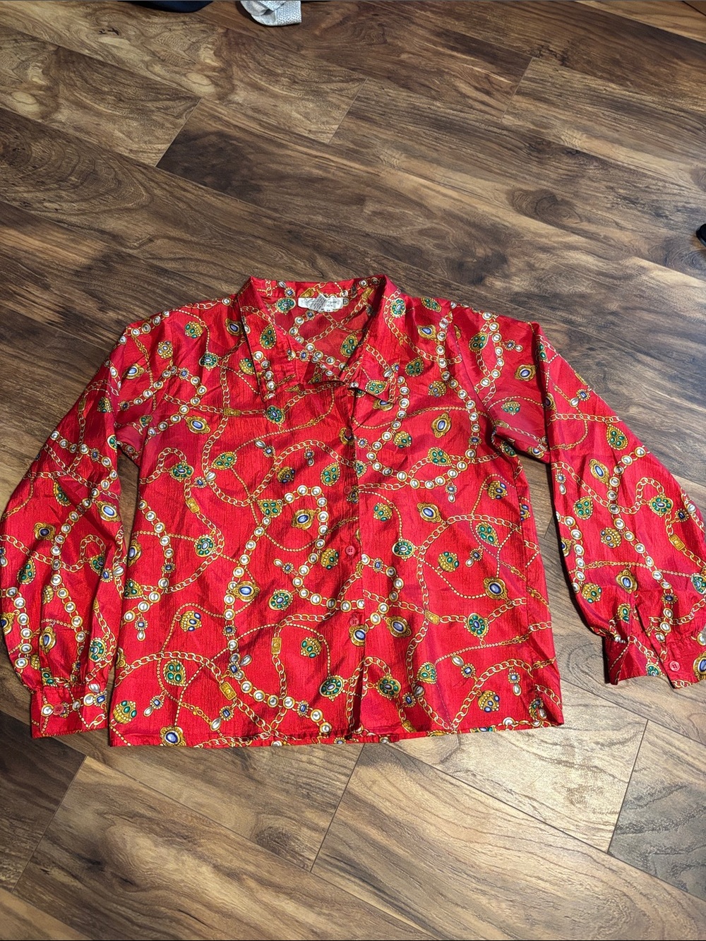 Fabulous Vintage Patterned Top